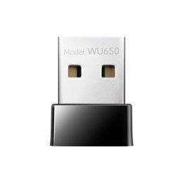 Cudy Karta sieciowa WU650 USB 2.0 AC650 Mini