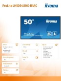 IIYAMA Monitor 50 cali LH5054UHS-B1AG 24/7, VA, ANDROID.11, 4K, SDM, 2x10W