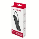 AXAGON HUE-C1C 4-portowy hub USB 5Gbps Travel, USB-C power IN, kabel Type-C 19cm, USB-C dodatkowe zasilanie