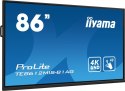 IIYAMA Monitor wielkoformatowy 85.6 cala TE8612MIS-B2AG INFRARED,40pkt,VA,4K,7H,WiFi