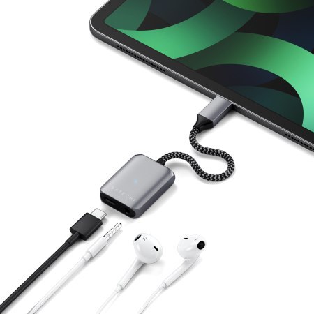 Satechi Audio & PD Adapter - aluminiowy adapter do urządzeń audio (USB-C PD 3.0)