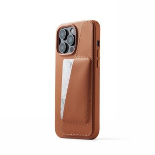 Mujjo Full Leather Wallet Case - etui skórzane do iPhone 14 Pro Max (tan)