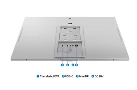 Samsung Monitor 27 cali Viewfinity S90PC IPS 5120x2880 5K/UHD+ 16:9 1xminiDP 1xTB4.0 (90W/15W) 3xUSB3.0 WiFi/BT 5ms 60 Hz HAS+PIV gł. pł