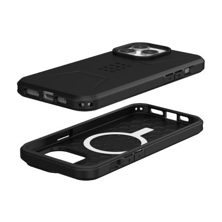 UAG Civilian Magsafe - obudowa ochronna do iPhone 15 Pro Max kompatybilna z MagSafe (black)