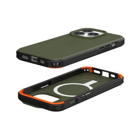 UAG Civilian Magsafe - obudowa ochronna do iPhone 15 Pro kompatybilna z MagSafe (olive)