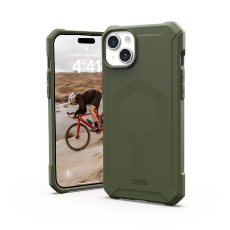 UAG Essential Armor Magsafe - obudowa ochronna do iPhone 15 Plus kompatybilna z MagSafe (olive)