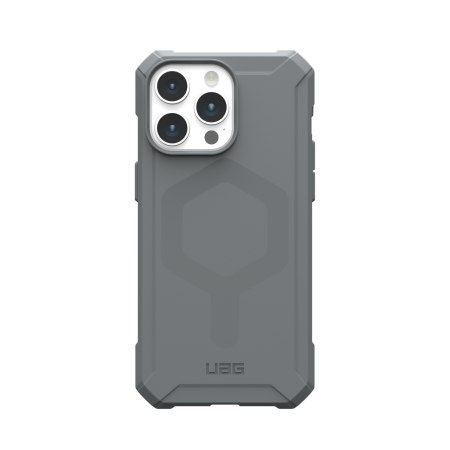 UAG Essential Armor Magsafe - obudowa ochronna do iPhone 15 Pro Max kompatybilna z MagSafe (silver)