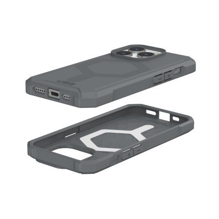 UAG Essential Armor Magsafe - obudowa ochronna do iPhone 15 Pro kompatybilna z MagSafe (silver)