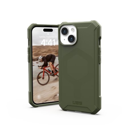 UAG Essential Armor Magsafe - obudowa ochronna do iPhone 15 kompatybilna z MagSafe (olive)