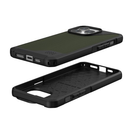 UAG Metropolis LT Magsafe - obudowa ochronna do iPhone 15 Pro Max kompatybilna z MagSafe (kevlar olive)