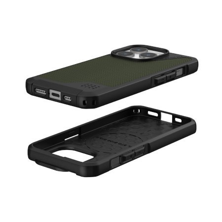 UAG Metropolis LT Magsafe - obudowa ochronna do iPhone 15 Pro kompatybilna z MagSafe (kevlar olive)