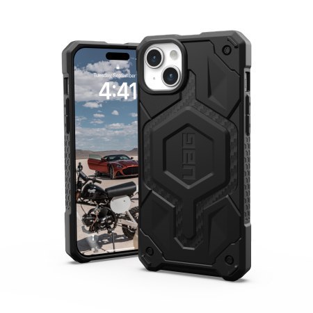 UAG Monarch Pro - obudowa ochronna do iPhone 15 Plus kompatybilna z MagSafe (carbon fiber)