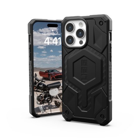 UAG Monarch Pro - obudowa ochronna do iPhone 15 Pro Max kompatybilna z MagSafe (carbon fiber)