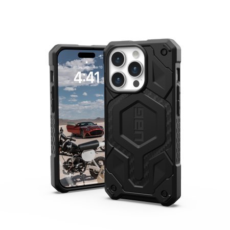 UAG Monarch Pro - obudowa ochronna do iPhone 15 Pro kompatybilna z MagSafe (carbon fiber)