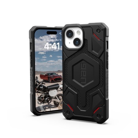 UAG Monarch Pro - obudowa ochronna do iPhone 15 kompatybilna z MagSafe (kevlar black) [mto]