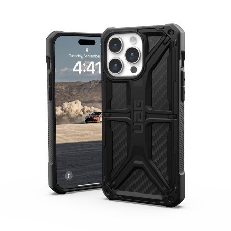 UAG Monarch - obudowa ochronna do iPhone 15 Pro Max (carbon fiber)