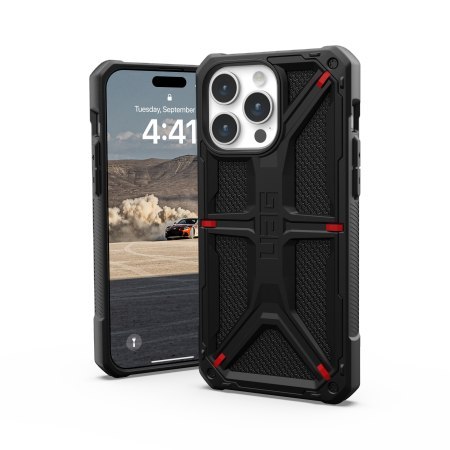 UAG Monarch - obudowa ochronna do iPhone 15 Pro Max (kevlar black)