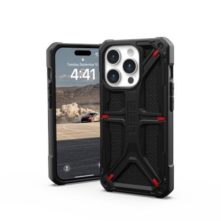 UAG Monarch - obudowa ochronna do iPhone 15 Pro (kevlar black)