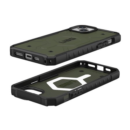 UAG Pathfinder Magsafe - obudowa ochronna do iPhone 15 Plus kompatybilna z MagSafe (olive)