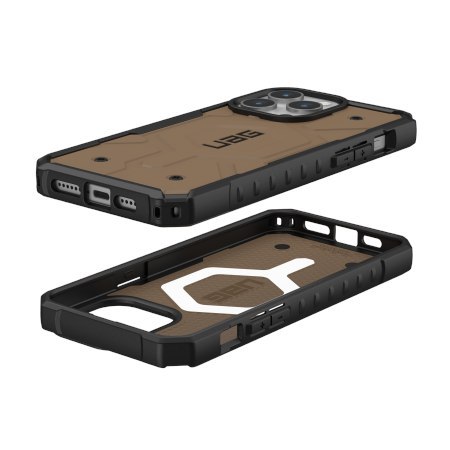 UAG Pathfinder Magsafe - obudowa ochronna do iPhone 15 Pro Max kompatybilna z MagSafe (dark earth)