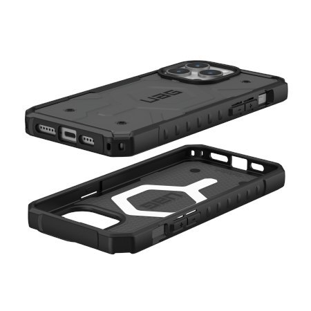 UAG Pathfinder Magsafe - obudowa ochronna do iPhone 15 Pro Max kompatybilna z MagSafe (silver)