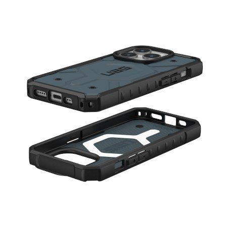 UAG Pathfinder Magsafe - obudowa ochronna do iPhone 15 Pro kompatybilna z MagSafe (cloud blue)