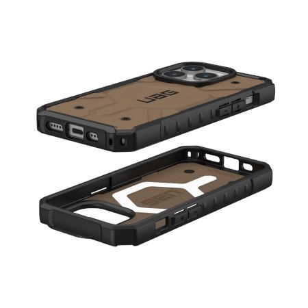 UAG Pathfinder Magsafe - obudowa ochronna do iPhone 15 Pro kompatybilna z MagSafe (dark earth)