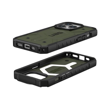 UAG Pathfinder Magsafe - obudowa ochronna do iPhone 15 Pro kompatybilna z MagSafe (olive)