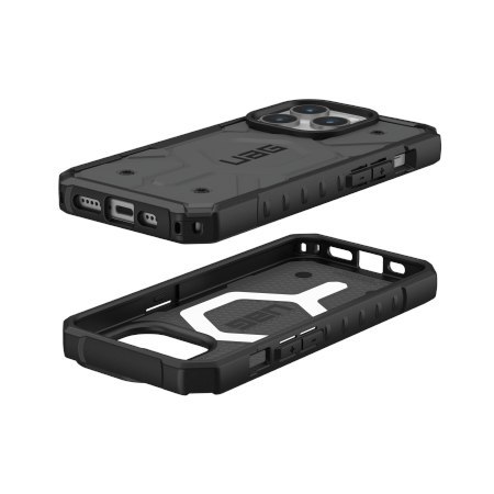 UAG Pathfinder Magsafe - obudowa ochronna do iPhone 15 Pro kompatybilna z MagSafe (silver)