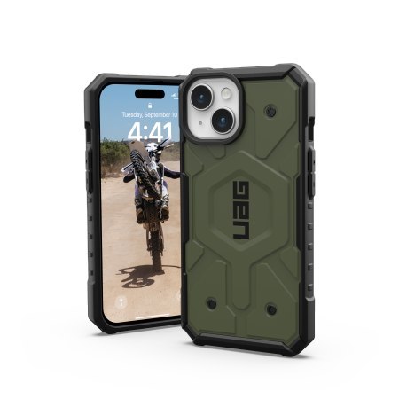 UAG Pathfinder Magsafe obudowa ochronna do iPhone 15 kompatybilna z MagSafe (olive)