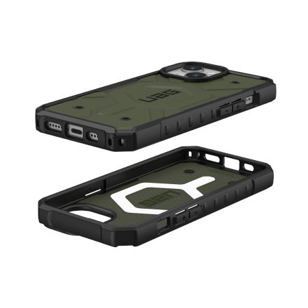 UAG Pathfinder Magsafe obudowa ochronna do iPhone 15 kompatybilna z MagSafe (olive)