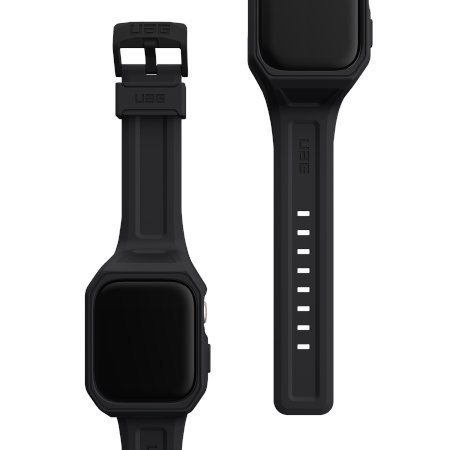 UAG Scout+ - pasek z obudową do Apple Watch 7/8 45mm (black)