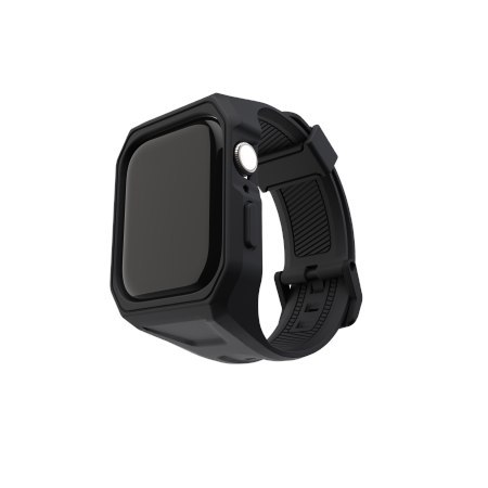 UAG Scout+ - pasek z obudową do Apple Watch 7/8 45mm (black)