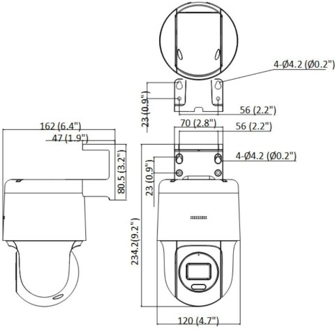 Kamera IP Hilook by Hikvision obrotowa PTZ 4MP PTZ-N4MP