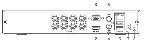 Rejestrator 4w1 Hilook by Hikvision 8 kanałowy DVR-8CH-5MP