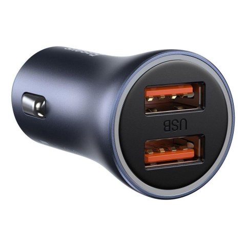 Ładowarka samochodowa Baseus CCJD-A0G 40W szybka z dwoma gniazdami USB SCP Quick Charge 3.0