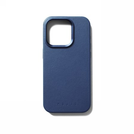 Mujjo Full Leather Case - etui skórzane do iPhone 15 Pro kompatybilne z MagSafe (monaco blue)