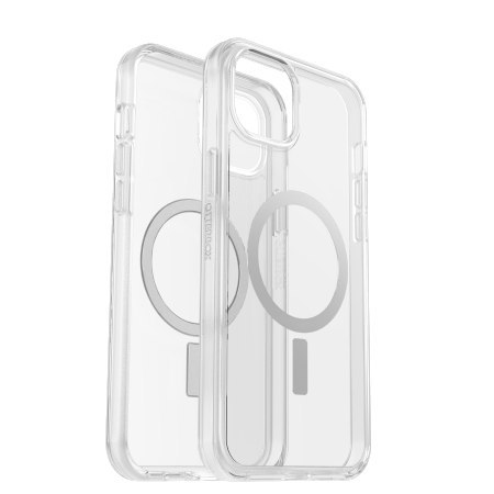OtterBox Symmetry Clear Plus - obudowa ochronna do iPhone 15 kompatybilna z MagSafe (clear)