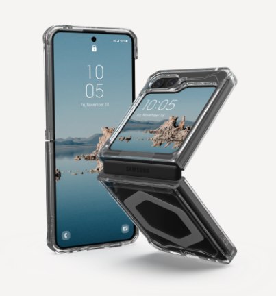 UAG Plyo Pro - obudowa ochronna do Samsung Galaxy Flip 5 z wbudowanym modułem magnetycznym (ice-silver)