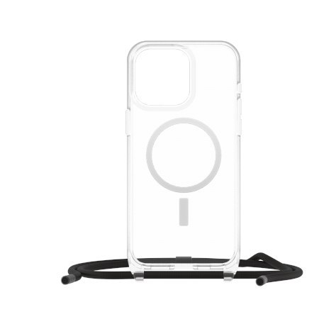 OtterBox React Necklace - obudowa ochronna ze smyczą do iPhone 15 Pro kompatybilna z MagSafe (clear)