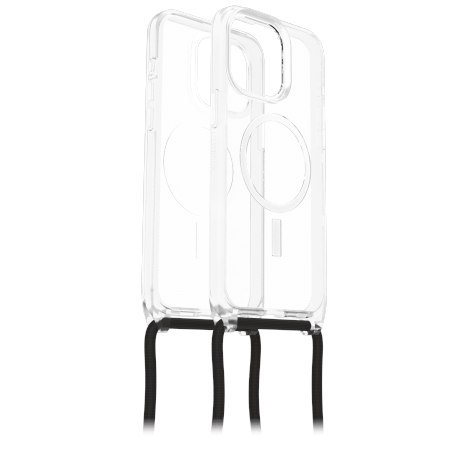OtterBox React Necklace - obudowa ochronna ze smyczą do iPhone 15 Pro kompatybilna z MagSafe (clear)