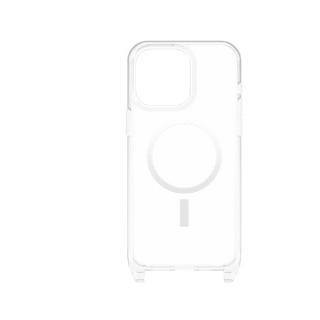 OtterBox React Necklace - obudowa ochronna ze smyczą do iPhone 15 Pro kompatybilna z MagSafe (clear)