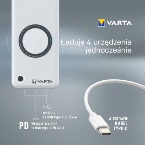 POWERBANK WIRELESS Indukcja 15000mAh VARTA