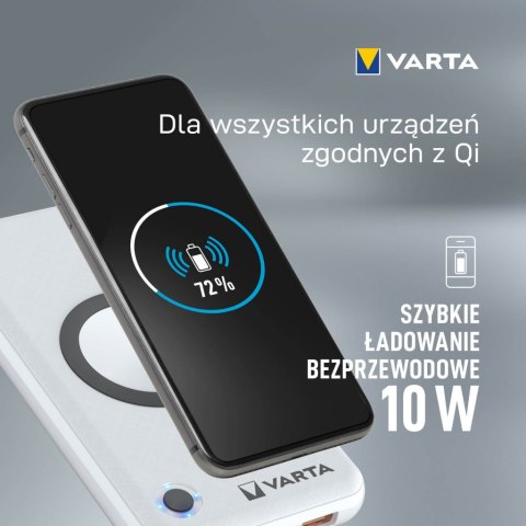 POWERBANK WIRELESS Indukcja 15000mAh VARTA