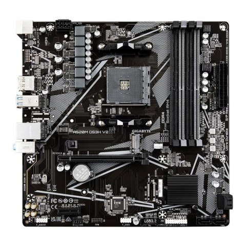 Płyta Gigabyte A520M DS3H V2 (rev. 1.0) /AMD A520/DDR4/SATA3/M.2/USB3.0/PCIe3.0/AM4/mATX