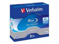 VERBATIM 25 GB 6x Jewel Case 5 szt.