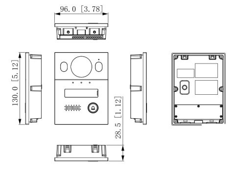 Zestaw wideodomofonowy DAHUA KTX02(S)