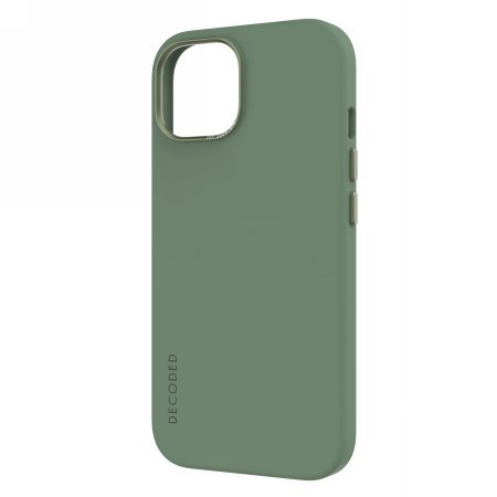 Decoded - silikonowa obudowa ochronna do iPhone 15 kompatybilna z MagSafe (sage leaf green) [eol]