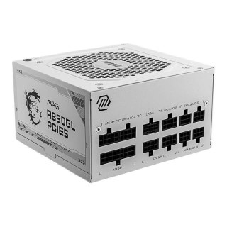 Zasilacz MSI MAG A850GL PCIE5 WHITE 850W 120mm 80plus Gold aPFC