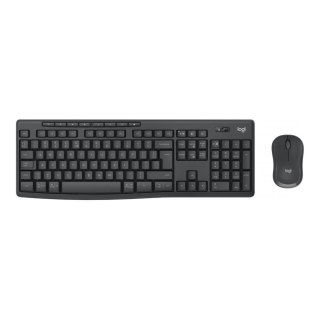 Zestaw bezprzewodowy klawiatura + mysz Logitech MK370 Combo for Business grafitowy